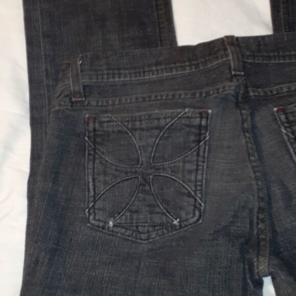 Tory Burch Habitual Blackout‎ Straight Leg Jeans 28 - Picture 6 of 11